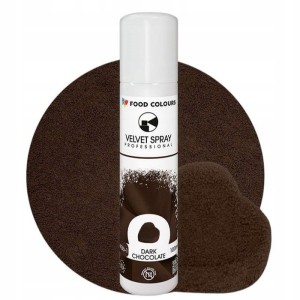 F.C Zamsz w sprayu Food Colours 100 ml. Ciemna czekolada- dark chocolate