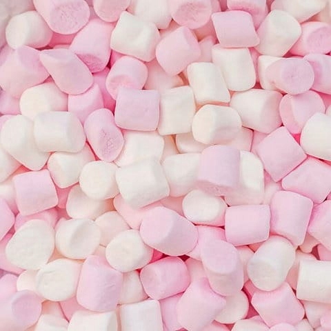 Posypka MINI PIANKI MARSHMALLOW biało-różowe 70g