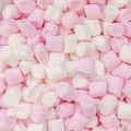 Posypka MINI PIANKI MARSHMALLOW biało-różowe 70g