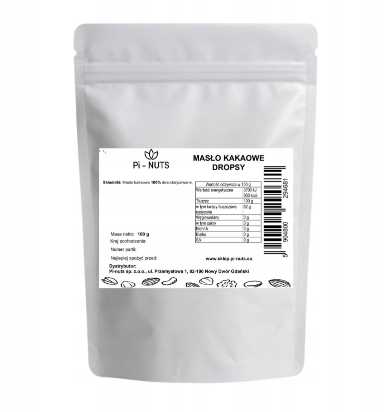 Masło kakaowe Pi-nuts 100 g