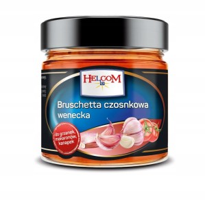 HELCOM bruschetta czosnkowo - pomidorowa w stylu weneckim 225 ml