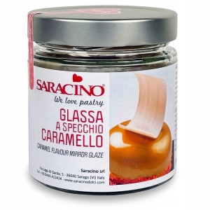 POLEWA LUSTRZANA MIRROR GLAZE KARMEL 350G SARACINO PAS026K035