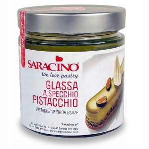 POLEWA LUSTRZANA MIRROR GLAZE PISTACJA 350G SARACINO PAS025K035