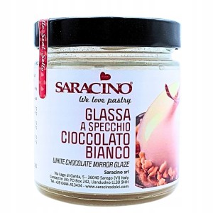 POLEWA LUSTRZANA MIRROR GLAZE BIAŁA CZEKOLADA 350G SARACINO PAS014K035