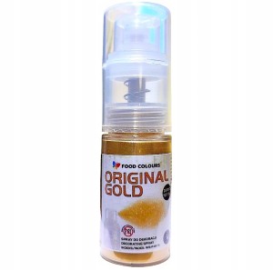 F.C.BARWNIK W SUCHYM SPRAYU ZŁOTY ORYGINAL GOLD PUMP SPRAY a 5g