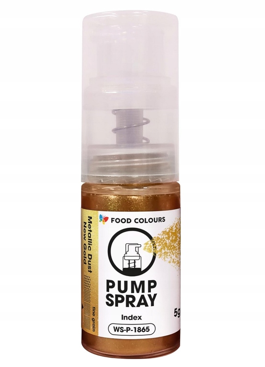 F.C PUMP NEW GOLD SHIMMERING SPRAY a5G WS-P-1855-N