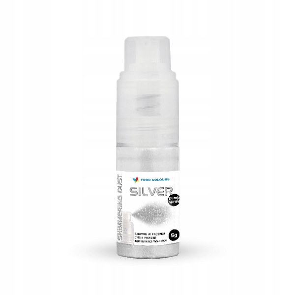 F.C PUMP NEW SILVER SHIMMERING SPRAY a5G WS-P-1915