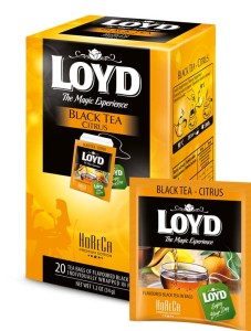 Herbata czarna ekspresowa LOYD BLACK TEA CITRUS 20x1,7 34 g