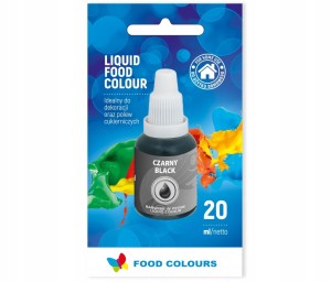 F.C.BARWNIK W PŁYNIE CZARNY a 20ml