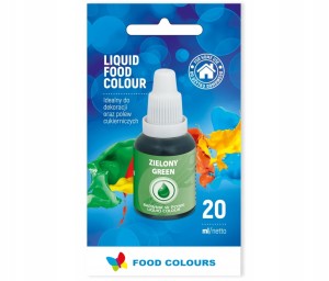 F.C.BARWNIK W PŁYNIE ZIELONY 20ml