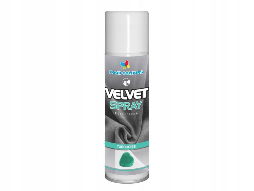 F.C Zamsz w sprayu Food Colours 250 ml. Turquoise - Turkusowy