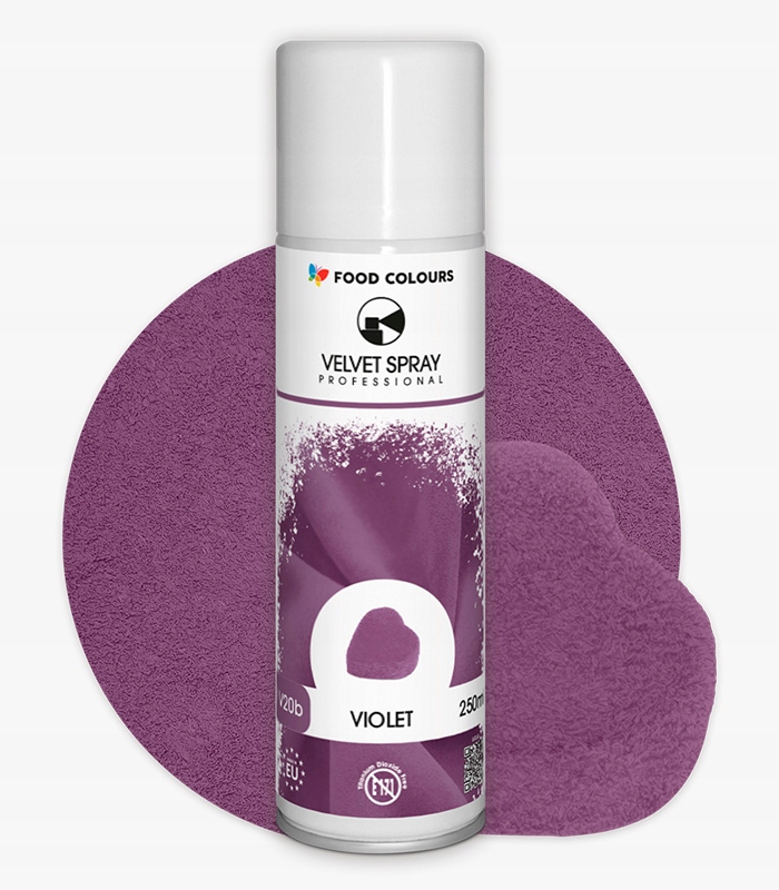 Barwnik w aerozolu (spray) Food Colours 100 g 100 ml 1 szt. fioletowy