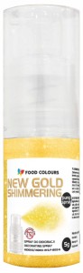F.C.BARWNIK W SUCHYM SPRAYU ZŁOTY GOLD SHIMMERING PUMP SPRAY a 5g