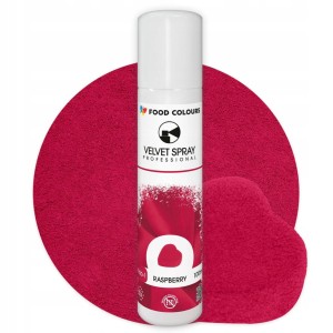 Zamsz w sprayu malinowy Food Colours Velvet 100 ml Raspberry