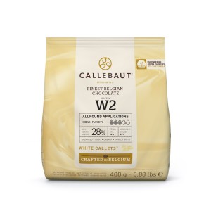 CZEKOLADA CALLEBAUT BIAŁA W2 0,4KG
