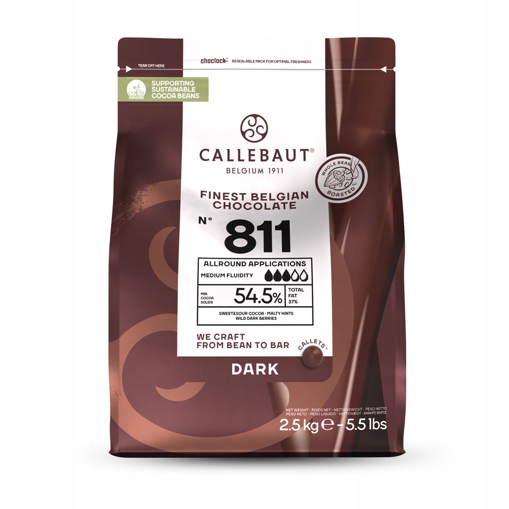 CZEKOLADA CALLEBAUT DESEROWA 811 2,5KG