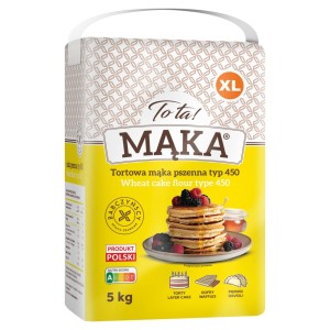 ToTa! Mąka pszenna tortowa Typ 450 5kg Data: 12.12.2026