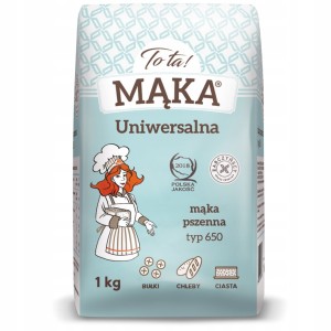 ToTa! Mąka pszenna uniwersalna typ 650 1 kg Data: 15.12.2026