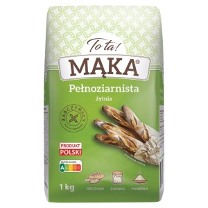 ToTa! Maką żytnia pełnoziarnista 1 kg Data: 05.09.2026