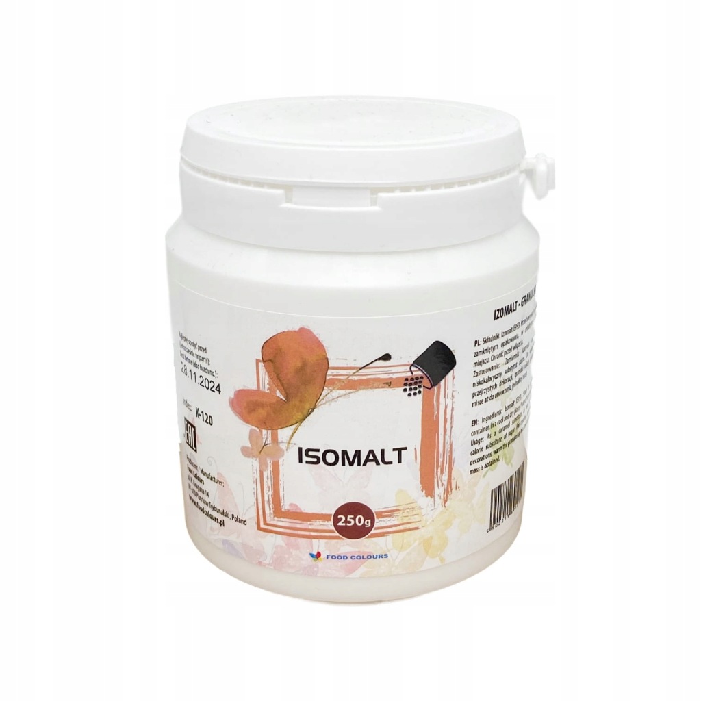 Izomalt granulowany do dekoracji 250g Food Colours